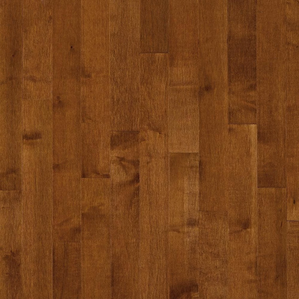 Prestige Sumatra Maple 3/4 in. Thick x 5 in. Wide x Varying Length Solid Hardwood Flooring (23.5 sq. ft. / case) by Bruce 1 Prestige Sumatra Maple 3/4 in. Thick x 5 in. Wide x Varying Length Solid Hardwood Flooring (23.5 sq. ft. / case) by Bruce