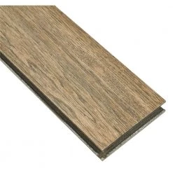 Hydropel Hickory Taupe 7/16 in. T x 5 in. W x Varying Length Engineered Hardwood Flooring (22.6 sq. ft.) by Bruce -CheapFANMATS || Bruce Store taupe bruce engineered hardwood ehwr54l80wr 1d 1000