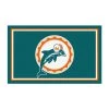 Teal 3 ft. x 5 ft. Miami Dolphins Vintage Area Rug by FANMATS