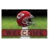 NFL - Kansas City Chiefs 18 in. x 30 in. Rubber Door Mat by FANMATS