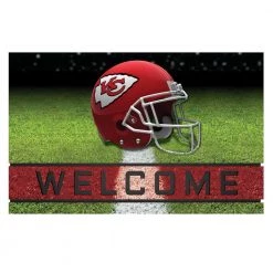 NFL - Kansas City Chiefs 18 in. x 30 in. Rubber Door Mat by FANMATS