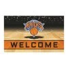 NBA - New York Knicks 18 in. x 30 in. Rubber Door Mat by FANMATS
