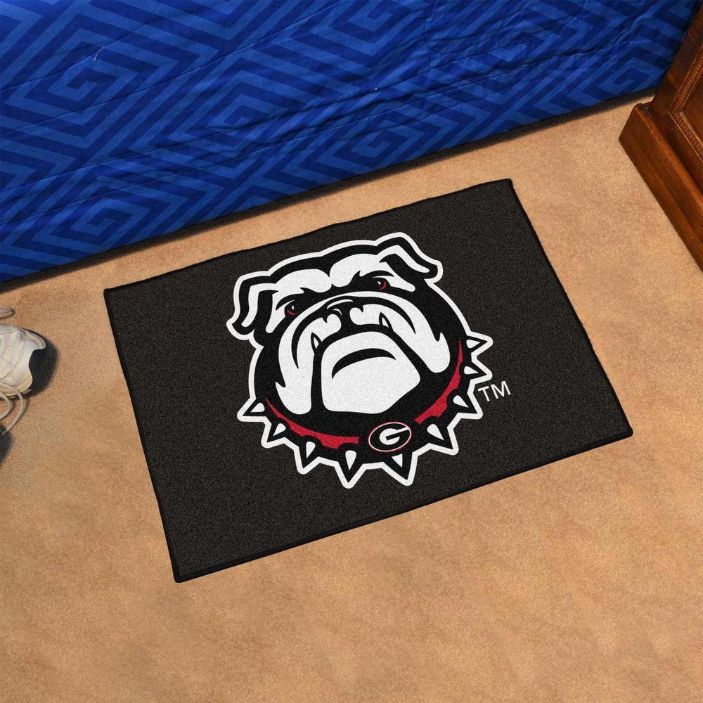 NCAA University of Georgia 19 in. x 30 in. Starter Mat Area Rug by FANMATS 2 NCAA University of Georgia 19 in. x 30 in. Starter Mat Area Rug by FANMATS - Image 2