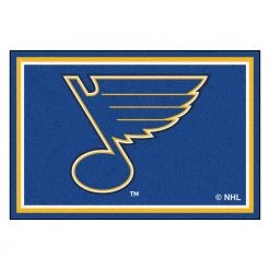 NHL St. Louis Blues Blue 5 ft. x 8 ft. Indoor Area Rug by FANMATS