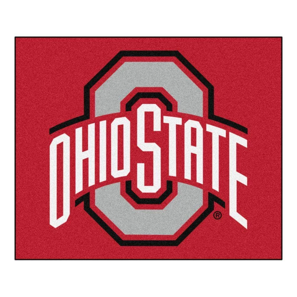NCAA Ohio State University Red 5 ft. x 6 ft. Indoor/Outdoor Tailgater Area Rug by FANMATS 1 NCAA Ohio State University Red 5 ft. x 6 ft. Indoor/Outdoor Tailgater Area Rug by FANMATS