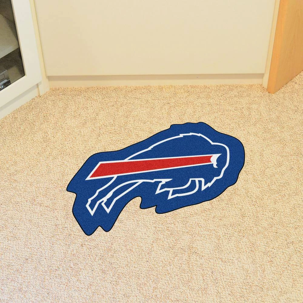 NFL - Buffalo Bills Mascot Mat 36 in. x 26.3 in. Indoor Area Rug by FANMATS 2 NFL - Buffalo Bills Mascot Mat 36 in. x 26.3 in. Indoor Area Rug by FANMATS - Image 2