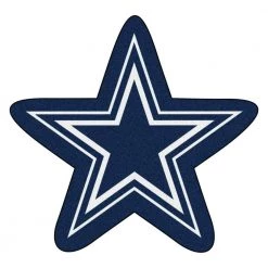 NFL - Dallas Cowboys Mascot Mat 36 in. x 34.3 in. Indoor Area Rug by FANMATS