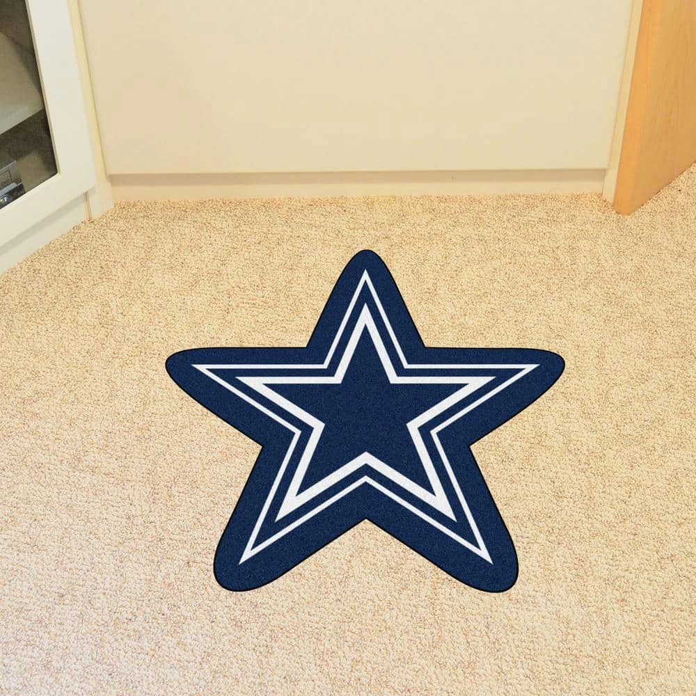 NFL - Dallas Cowboys Mascot Mat 36 in. x 34.3 in. Indoor Area Rug by FANMATS 2 NFL - Dallas Cowboys Mascot Mat 36 in. x 34.3 in. Indoor Area Rug by FANMATS - Image 2