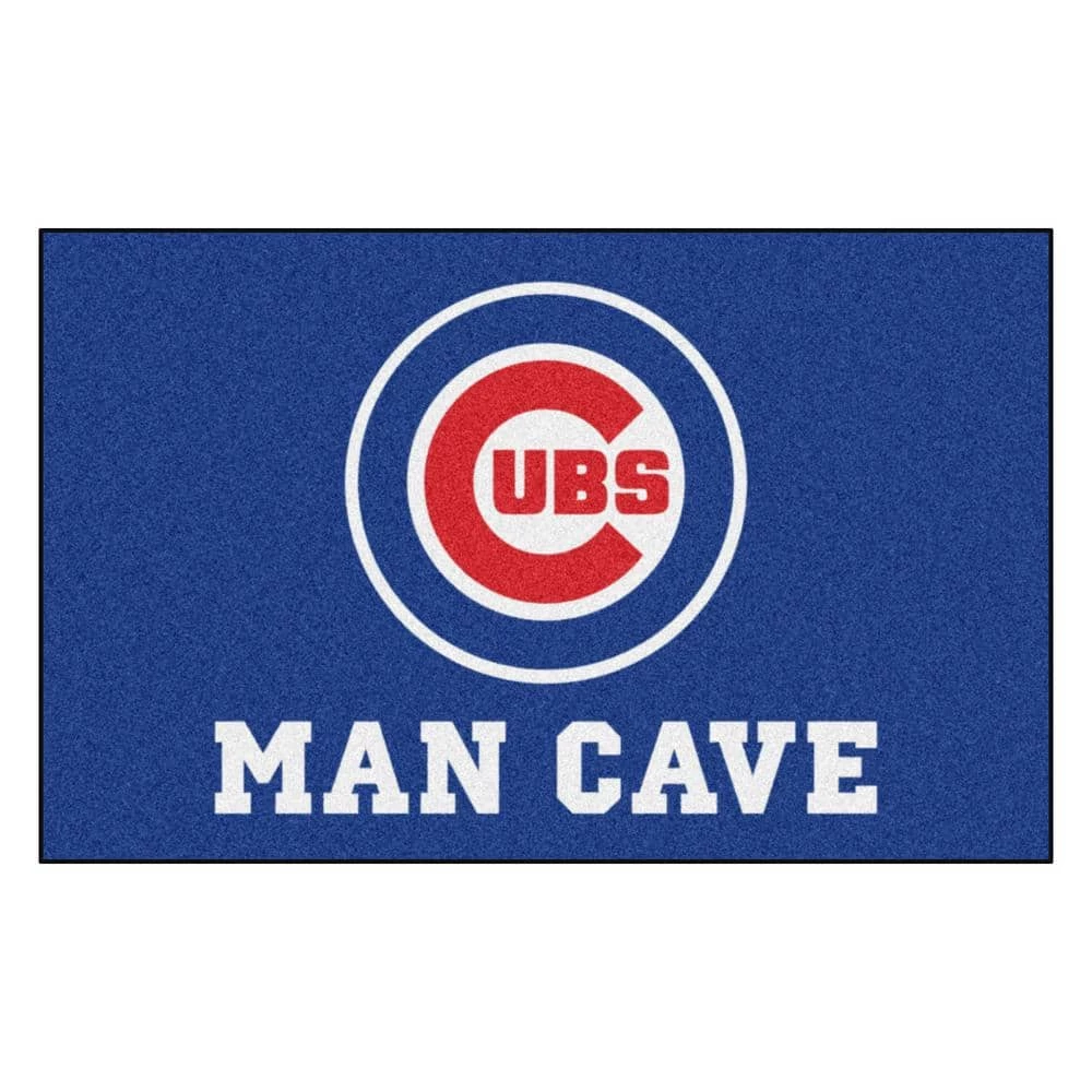 MLB - Chicago Cubs Man Cave UltiMat 5 ft. x 8 ft. Indoor Area Rug by FANMATS 1 MLB - Chicago Cubs Man Cave UltiMat 5 ft. x 8 ft. Indoor Area Rug by FANMATS