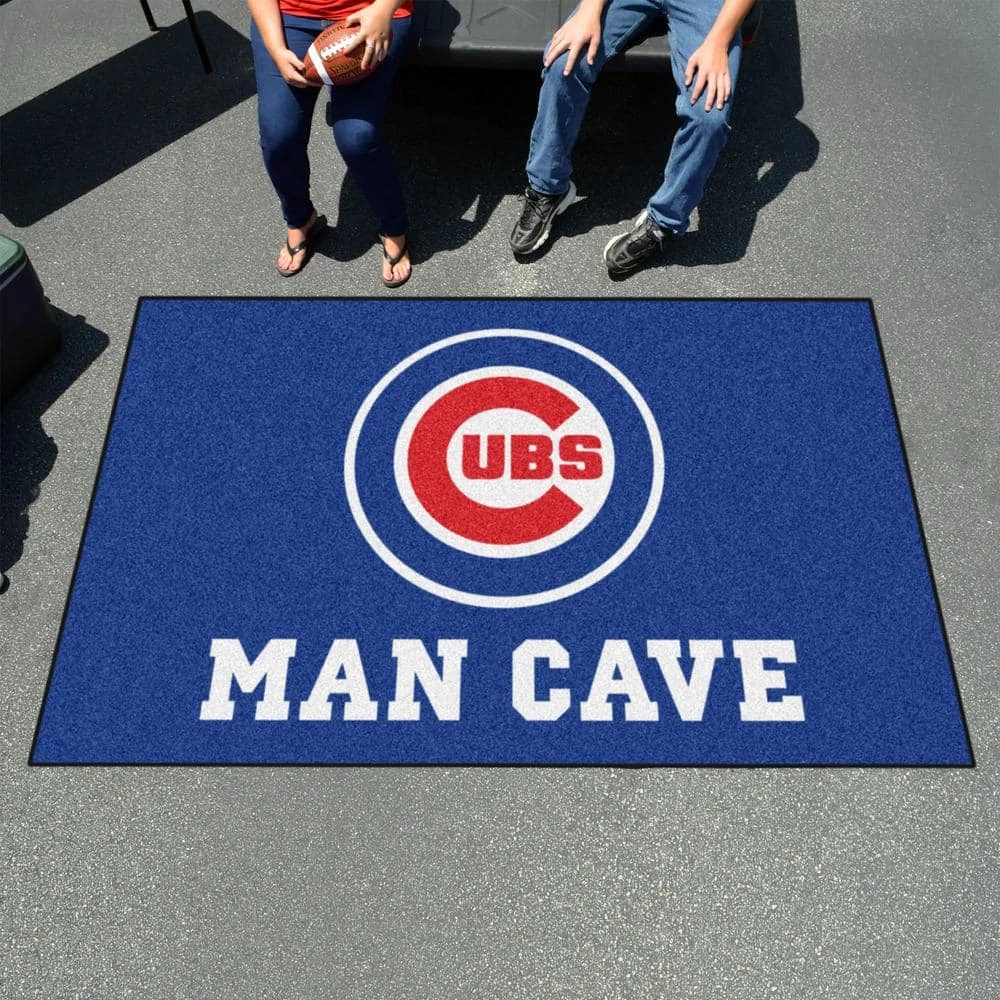 MLB - Chicago Cubs Man Cave UltiMat 5 ft. x 8 ft. Indoor Area Rug by FANMATS 2 MLB - Chicago Cubs Man Cave UltiMat 5 ft. x 8 ft. Indoor Area Rug by FANMATS - Image 2