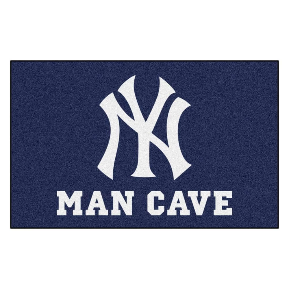 MLB - New York Yankees Man Cave UltiMat 5 ft. x 8 ft. Indoor Area Rug by FANMATS 1 MLB - New York Yankees Man Cave UltiMat 5 ft. x 8 ft. Indoor Area Rug by FANMATS