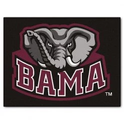 NCAA University of Alabama Black 3 ft. x 4 ft. Rectangle Indoor All-Star Area Rug by FANMATS