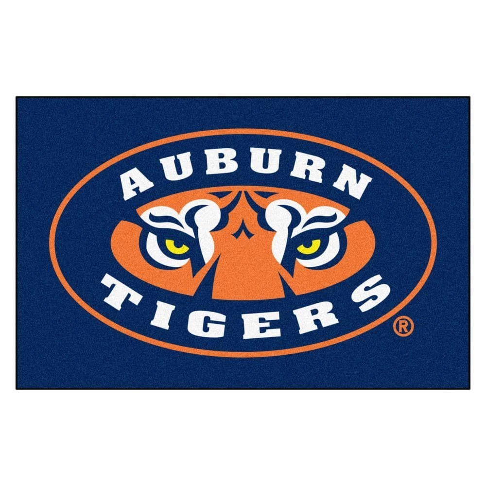 NCAA Auburn University Blue 2 ft. x 3 ft. Area Rug by FANMATS 1 NCAA Auburn University Blue 2 ft. x 3 ft. Area Rug by FANMATS