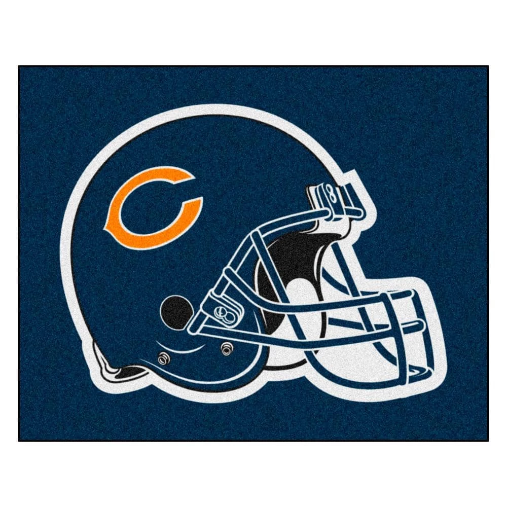NFL - Chicago Bears Helmet Rug - 5ft. x 6ft. by FANMATS 1 NFL - Chicago Bears Helmet Rug - 5ft. x 6ft. by FANMATS