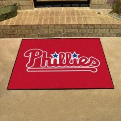 Philadelphia Phillies 3 ft. x 4 ft. All-Star Rug by FANMATS -CheapFANMATS || Bruce Store team colors fanmats sports rugs 6449 c3 1000