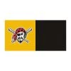 Pittsburgh Pirates Yellow Residential 18 in. x 18 Peel and Stick Carpet Tile (20 Tiles/Case) 45 sq. ft. by FANMATS